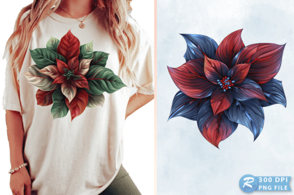 Download Watercolor Poinsettia Christmas Clipart - Art Collection