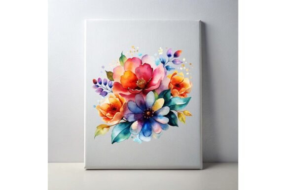 Download Abstract Watercolor Floral Clipart - Art Collection