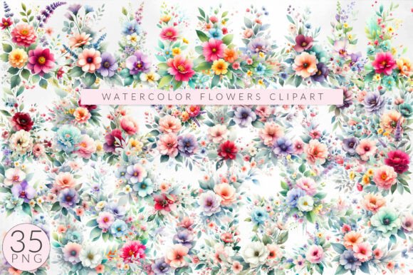 Download Watercolor Floral Clipart,  Floral Frame - Art Collection