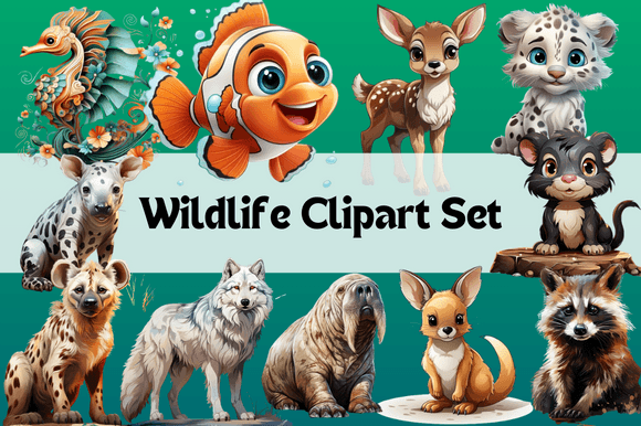 Download Wildlife Clipart Set - Art Collection