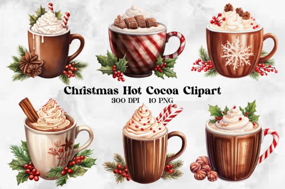 Download Christmas Hot Cocoa Clipart - Art Collection
