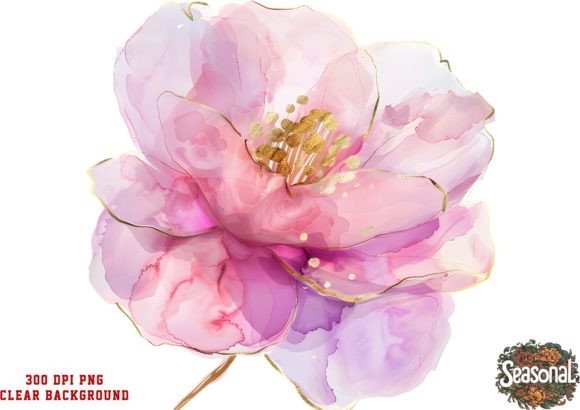 Download Spring Peonies Watercolor Clipart - Art Collection