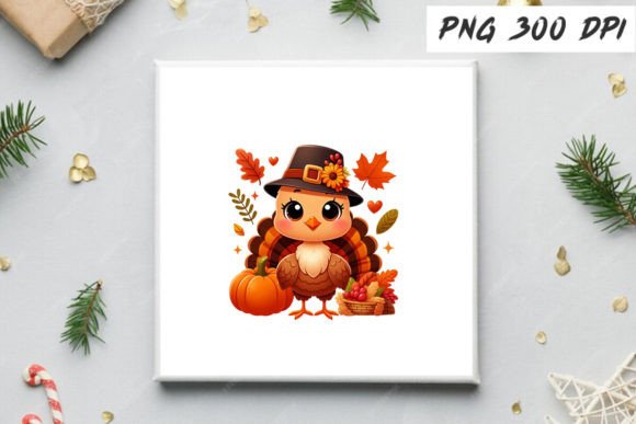 Download Autumn Cute Turkey Clipart - Art Collection