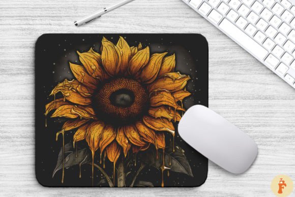 Download Sunflower in the Style of Gothic Art - Art Collection
