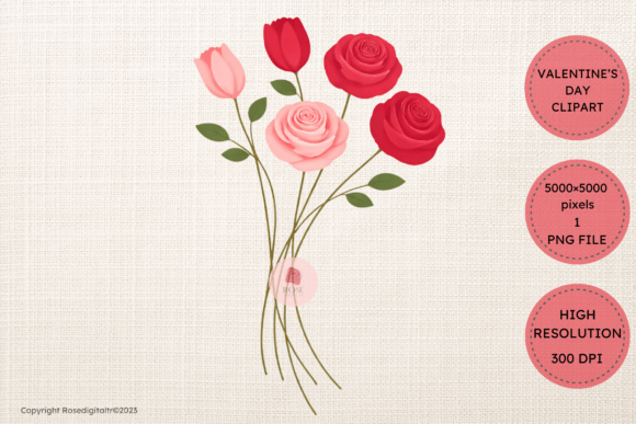 Download Valentine Bouquet Clipart PNG 14 - Art Collection