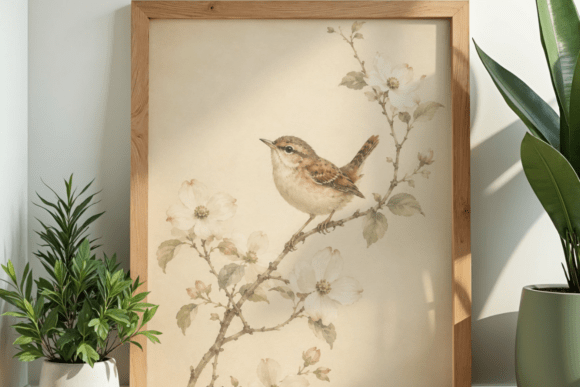 Download Vintage Bird Printable Wall Art | Botani - Art Collection