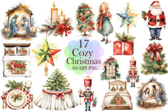 Download Cozy Christmas Clipart - Art Collection