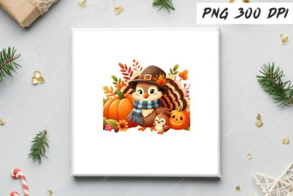 Download Autumn Cute Turkey Clipart - Art Collection