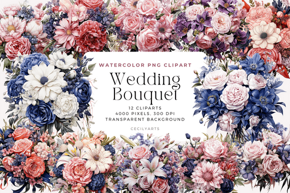 Download Wedding Bouquet Cliparts - Art Collection