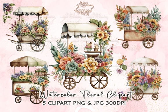 Download Watercolor Floral Clipart - Art Collection