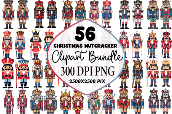 Download Christmas Nutcracker Clipart Png Bundle - Art Collection