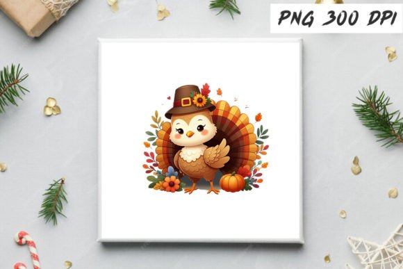 Download Autumn Cute Turkey Clipart - Art Collection