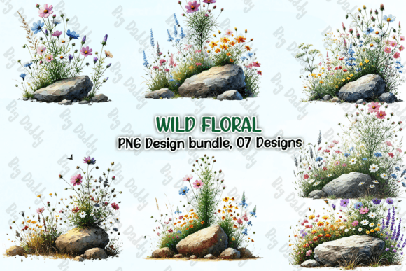 Download Wild Floral Clipart PNG - Art Collection