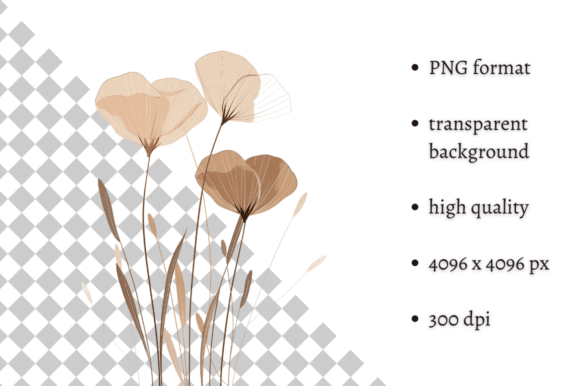 Download Watercolor Boho Wild Flowers Clipart - Art Collection