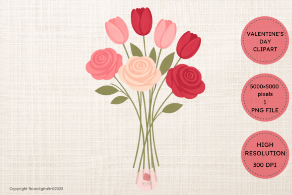 Download Valentine Bouquet Clipart PNG 11 - Art Collection