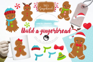 Download Build a Gingerbread Clipart Set - Art Collection