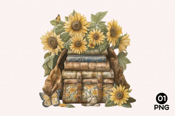 Download Whimsical Summer Sunflower Clipart - Art Collection