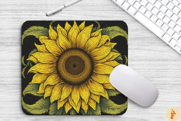 Download Sunflower in the Style of Gothic Art - Art Collection