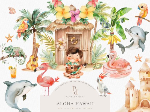 Download Aloha Hawaii Nursery Clipart Collection - Art Collection