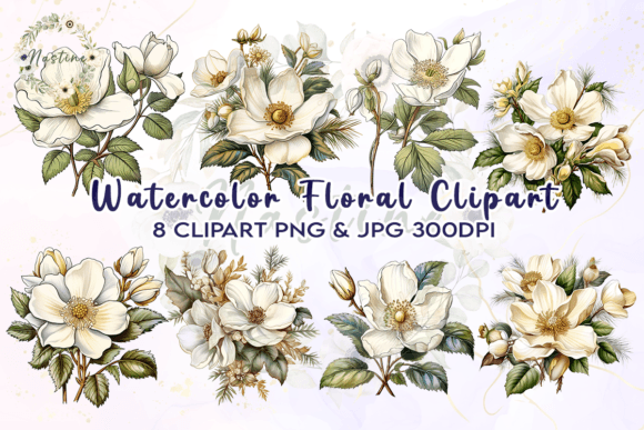 Download Watercolor Floral Clipart - Art Collection
