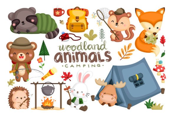 Download Animal and Camping Clipart - Cute Animal - Art Collection