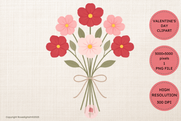 Download Valentine Bouquet Clipart PNG 8 - Art Collection
