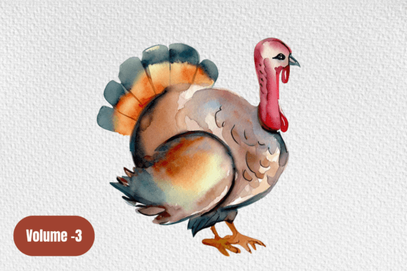 Download Watercolor Thanksgiving Turkey Clipart - Art Collection