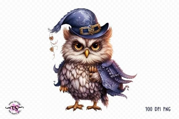 Download Watercolor Fairytale Owl Clipart - Art Collection