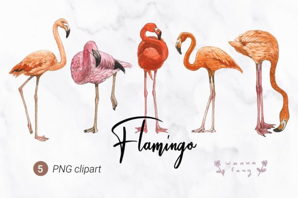 Download Flamingo Watercolor Animal Clipart, PNG - Art Collection