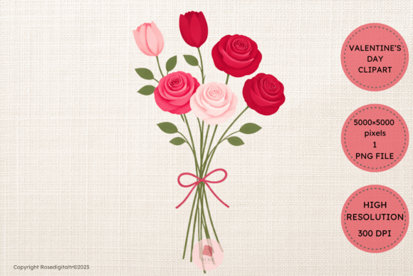 Download Valentine Bouquet Clipart PNG 17 - Art Collection