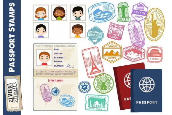 Download Landmark Stamps Clipart Travel Stamps - Art Collection