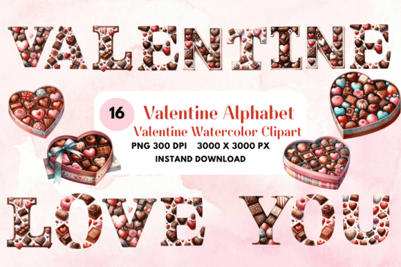 Download Valentine Alphabet X Valentine Clipart - Art Collection