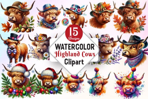 Download Western Highland Cows Clipart Cowboy PNG - Art Collection