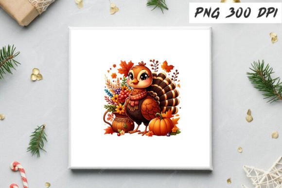Download Autumn Cute Turkey Clipart - Art Collection