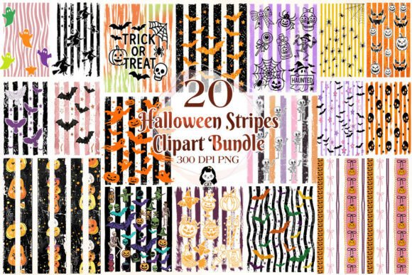 Download Halloween Stripes Fall Clipart PNG - Art Collection