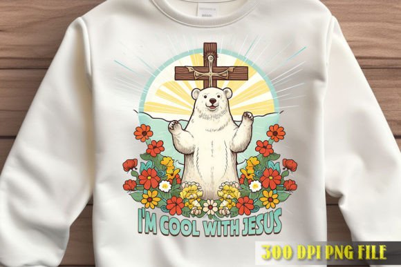 Download I'm Cool with Jesus Polar Bear Art - Art Collection