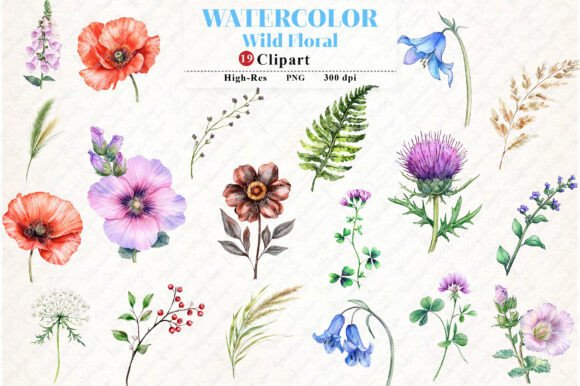 Download Wild Floral Clipart, Wild Floral Png - Art Collection