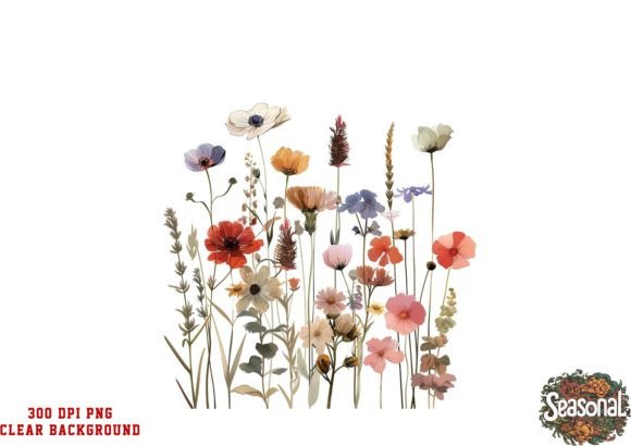 Download Watercolor Spring Wild Floral Clipart - Art Collection