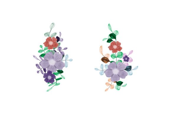 Download Watercolor Floral Clipart Set - Art Collection