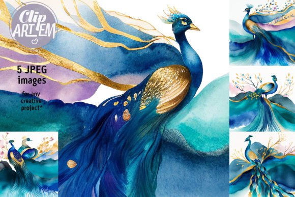 Download Peacock Wall Art Watercolor Artwork Deco - Art Collection