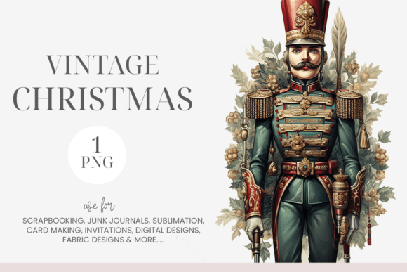 Download Vintage Christmas Nutcracker Clipart - Art Collection