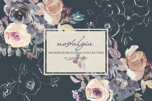 Download Autumn Watercolor Floral Clipart Set - Art Collection
