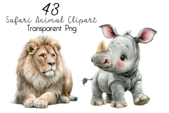 Download Safari Animal Clipart Bundle - Art Collection