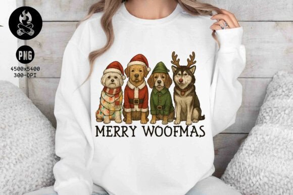 Download Merry Woofmas PNG, Christmas DogsClipart - Art Collection