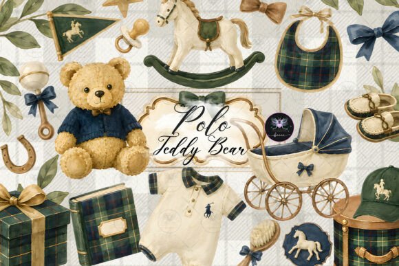 Download Polo Teddy Bear Baby Boy Clipart - Art Collection