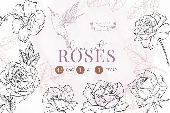 Download Rose Line Art, Valentine Clipart, PNG - Art Collection