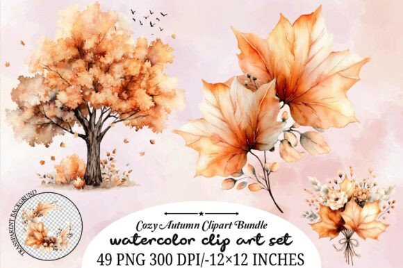 Download Cozy Autumn Clipart Bundle - Art Collection