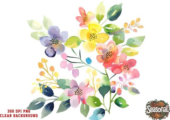 Download Summer Flower Watercolor Clipart - Art Collection