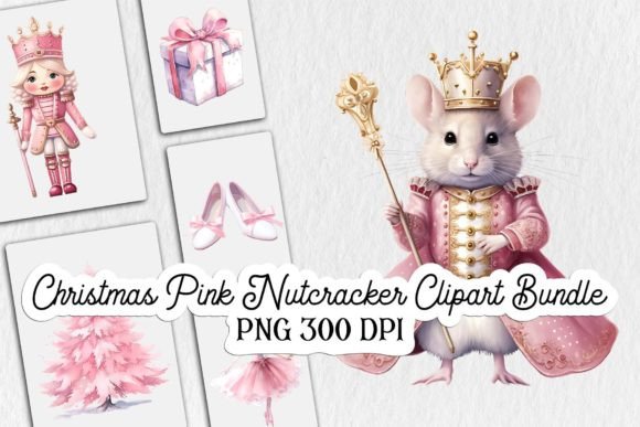 Download Christmas Pink Nutcracker Clipart Bundle - Art Collection