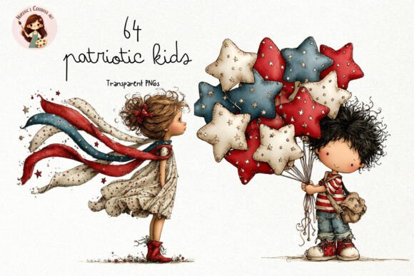Download Patriotic Kids Clipart PNG - Art Collection